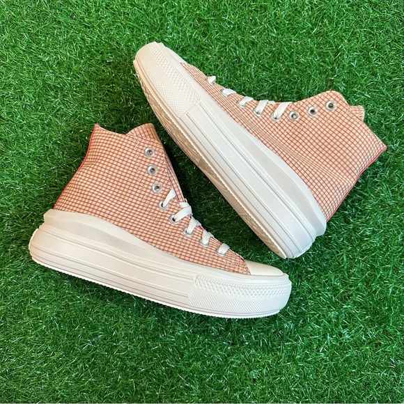 Converse All Star Chuck Taylor Ctas Move Hi Oil Milk / Rhubarb Pie - Picture 6 of 8